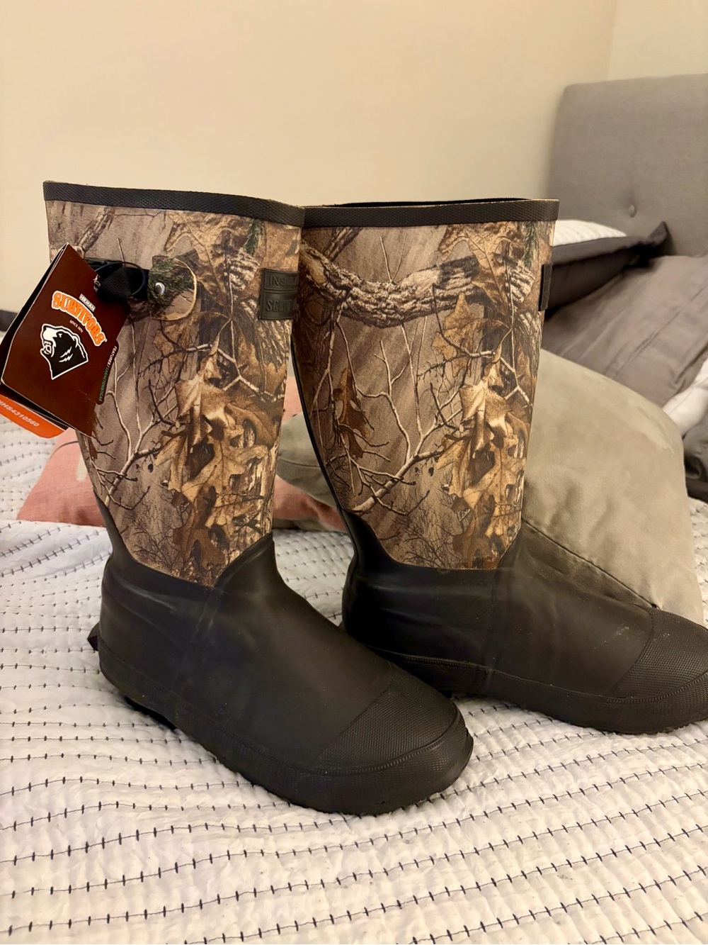Realtree Brown Camo Rain & Snow Boots